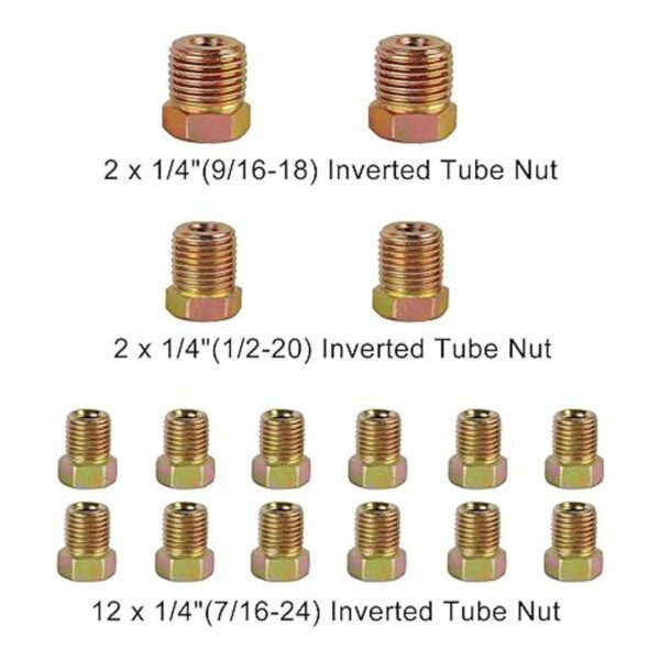 Muhize Kit de tubos de línea de freno de 316 pulgadas x_2