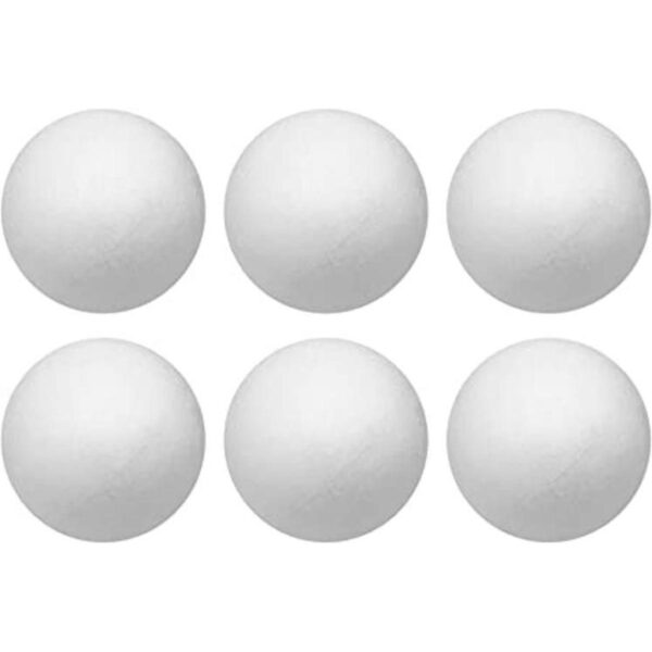 Crafjie Bolas de espuma para manualidades de 6 pulgadas de