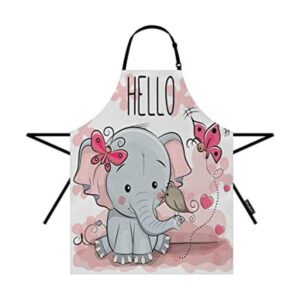 Moslion Delantal de elefante de 31 x 27 pulgadas con_1