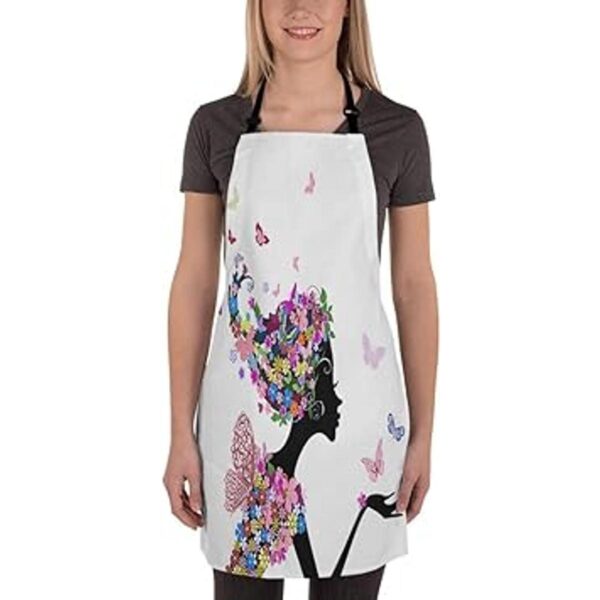 Moslion Delantal floral de 31 x 27 pulgadas Art Nature_2