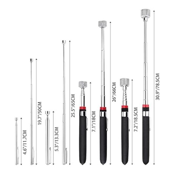 Paquete de 4 herramientas magnéticas para recoger barra_2