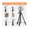 Lusweimi Trípode de 60 pulgadas para iPad iPhone trípode_4