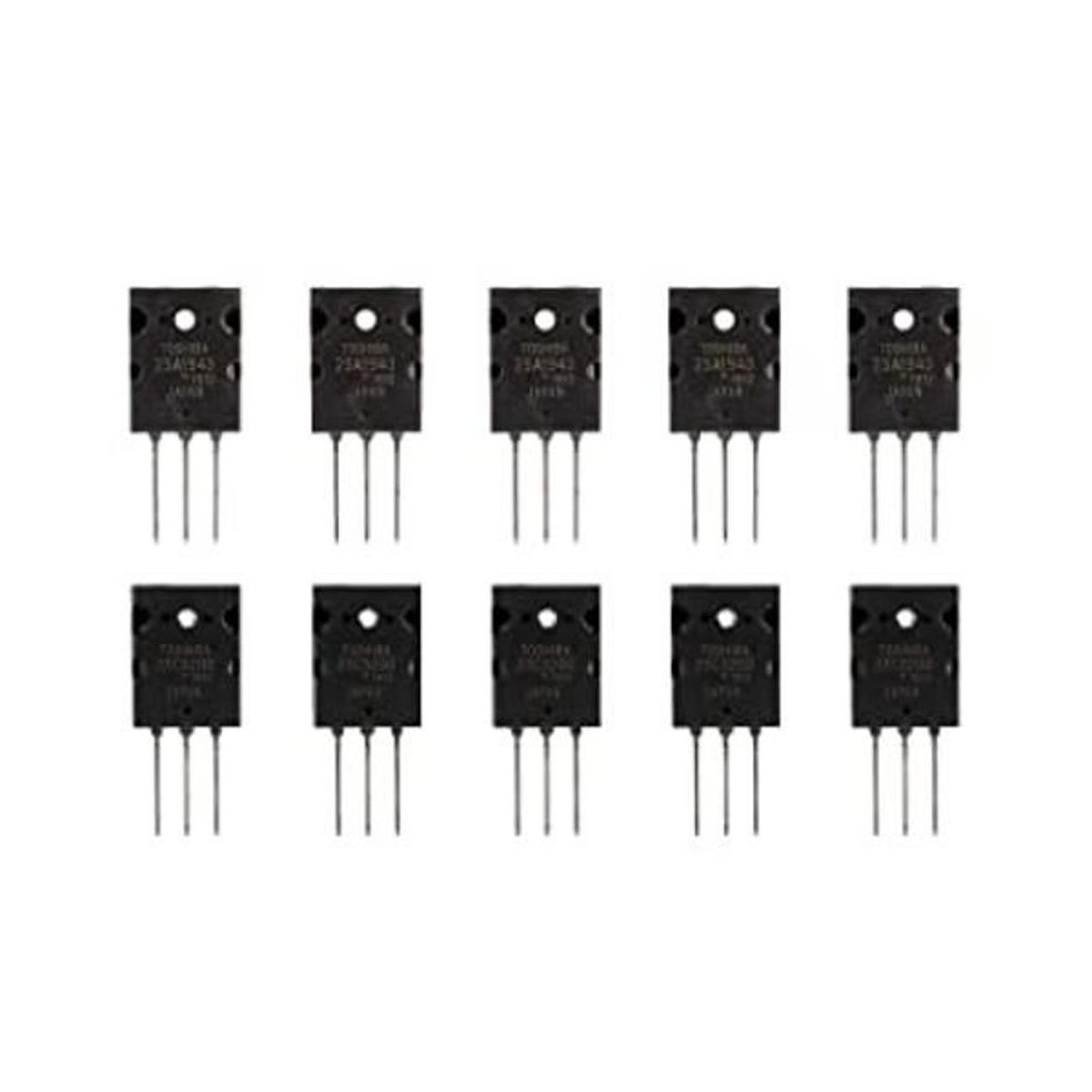 BOJACK 5 pares 2SA1943 2SC5200 amplificador transistor PNP