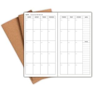 Nokingo Paquete de 3 insertos de cuaderno de viajeros_1
