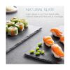 Navaris Platos de pizarra natural Juego de 6 bandejas_3