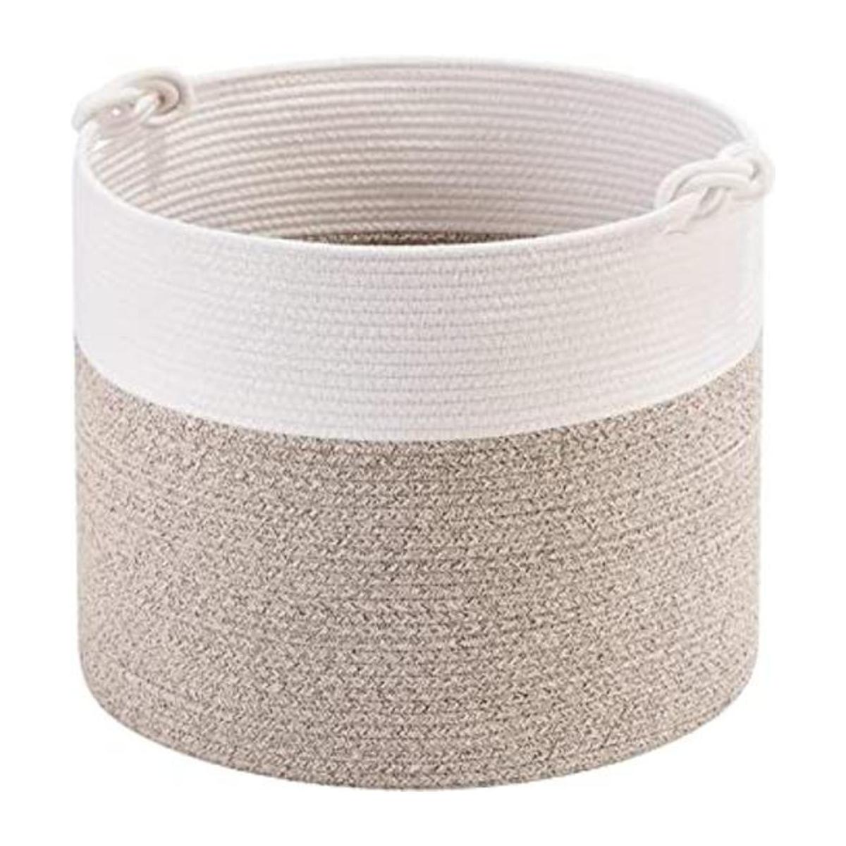 MINTWOOD Design Cesta de almacenamiento de cuerda de
