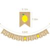 Rainlemon Bride to Be Banner de yute de arpillera limón_5