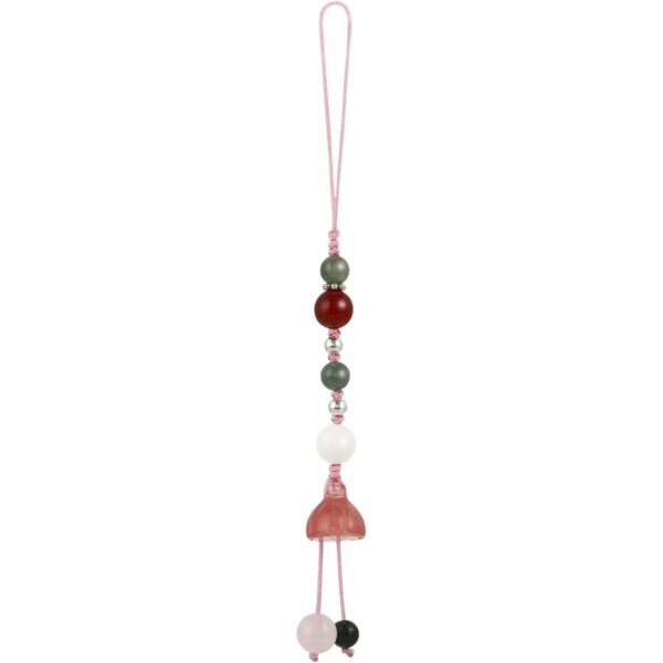Hemobllo Correa de teléfono celular dije de jade para_2