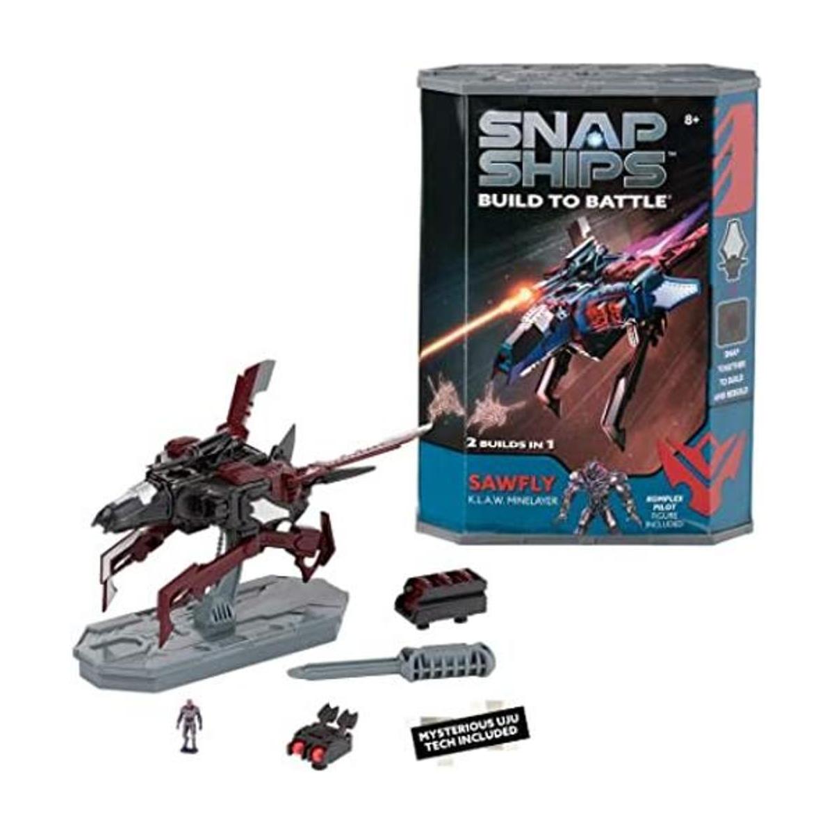 PlayMonster Snap Ships Nave Sawfly K.L.A.W. Minelayer.