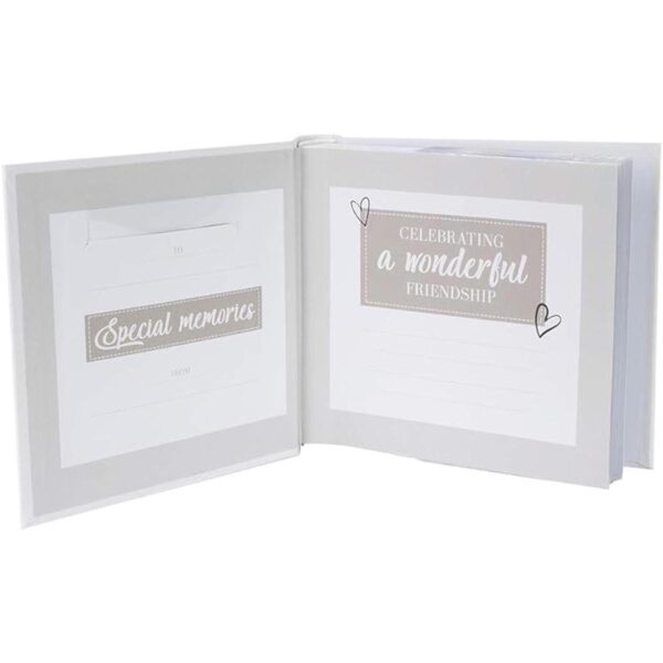 Happy Homewares Modern White Friends Forever lbum de_4