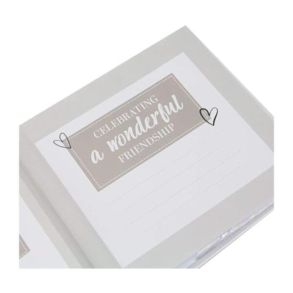 Happy Homewares Modern White Friends Forever lbum de_2