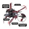 PlayMonster Snap Ships Nave Sawfly K.L.A.W. Minelayer._5