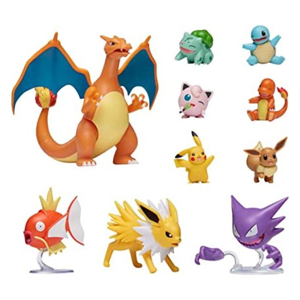 Pokemon Paquete de 10 figuras oficiales de batalla