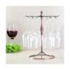 GeLive Soporte para copas de vino de bronce con 6_3