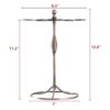 GeLive Soporte para copas de vino de bronce con 6_5