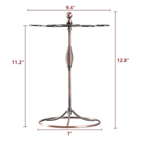 GeLive Soporte para copas de vino de bronce con 6_5