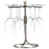 GeLive Soporte para copas de vino de bronce con 6_1