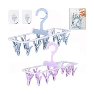 Percheros de secado de ropa pequeños plegables y_1