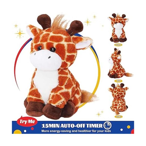 Glow Guards Juguete de peluche de jirafa con luz musical_6