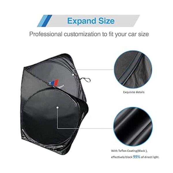 OYADM Parasol para parabrisas bloquea los rayos UV_2