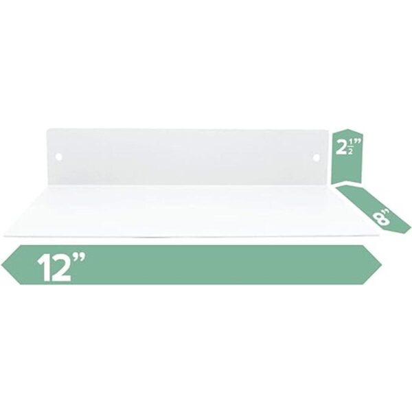 Buhbo Estante flotante montado en la pared 8 x 12