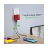 Nekmit Cargador USB C cargador de pared rápido de 52 W y_2