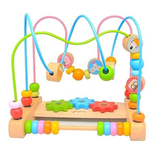 Boby First Bead Maze de madera educativa de abacus con_6