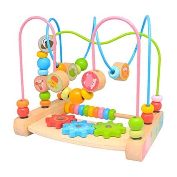 Boby First Bead Maze de madera educativa de abacus con_1
