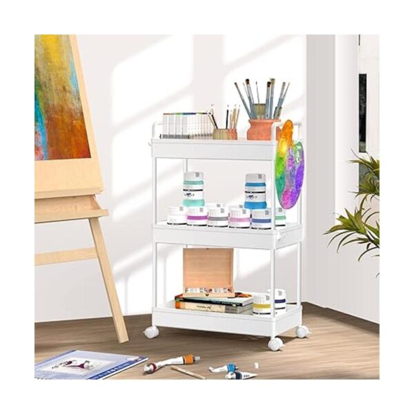 Carrito de almacenamiento SOLEJAZZ con ruedas organizador_2
