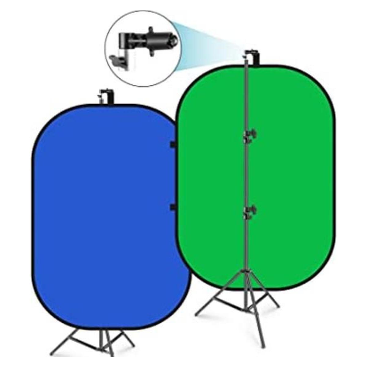 Neewer Telón de fondo plegable Chromakey de 5 x 7 pies con