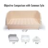 CALPALMY Large Rabbit Litter Box with Bonus Pads Drawer_3