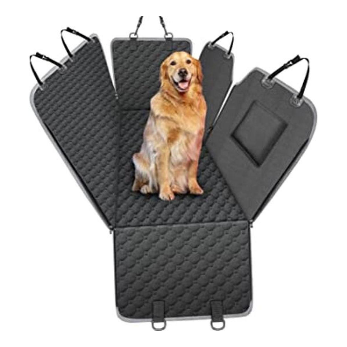 Mancro Funda de asiento de coche para perro para asiento