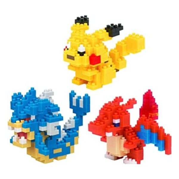 Juego de 3 Nanoblock Bundle Gyarados Charizard y_1