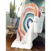 Manta de hito mensual de bebé de arco iris orgánico para_6