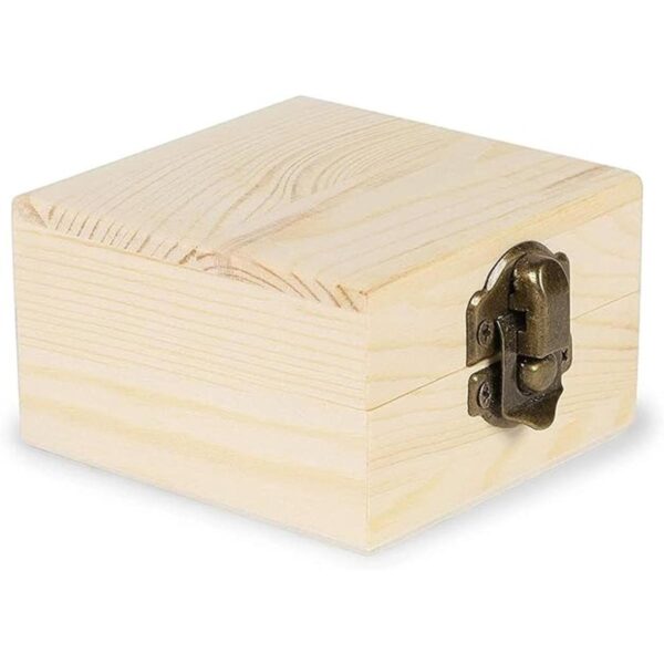 Caja de madera sin terminar con tapa cofre del tesoro_2