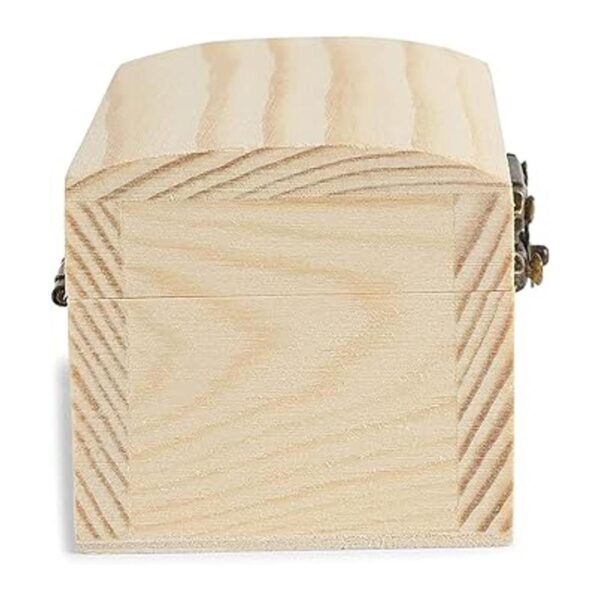 Bright Creations Caja de madera sin terminar con tapa y_6