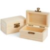 Bright Creations Caja de madera sin terminar con tapa y_1