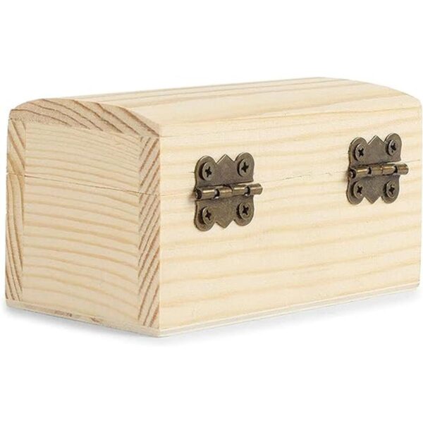 Bright Creations Caja de madera sin terminar con tapa y_4