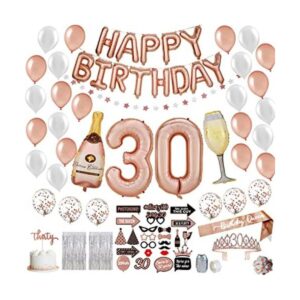 PartyHooman Decoraciones de cumpleaños número 30 para_1