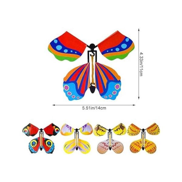 Outee Paquete de 10 tarjetas mágicas de mariposa voladora_2