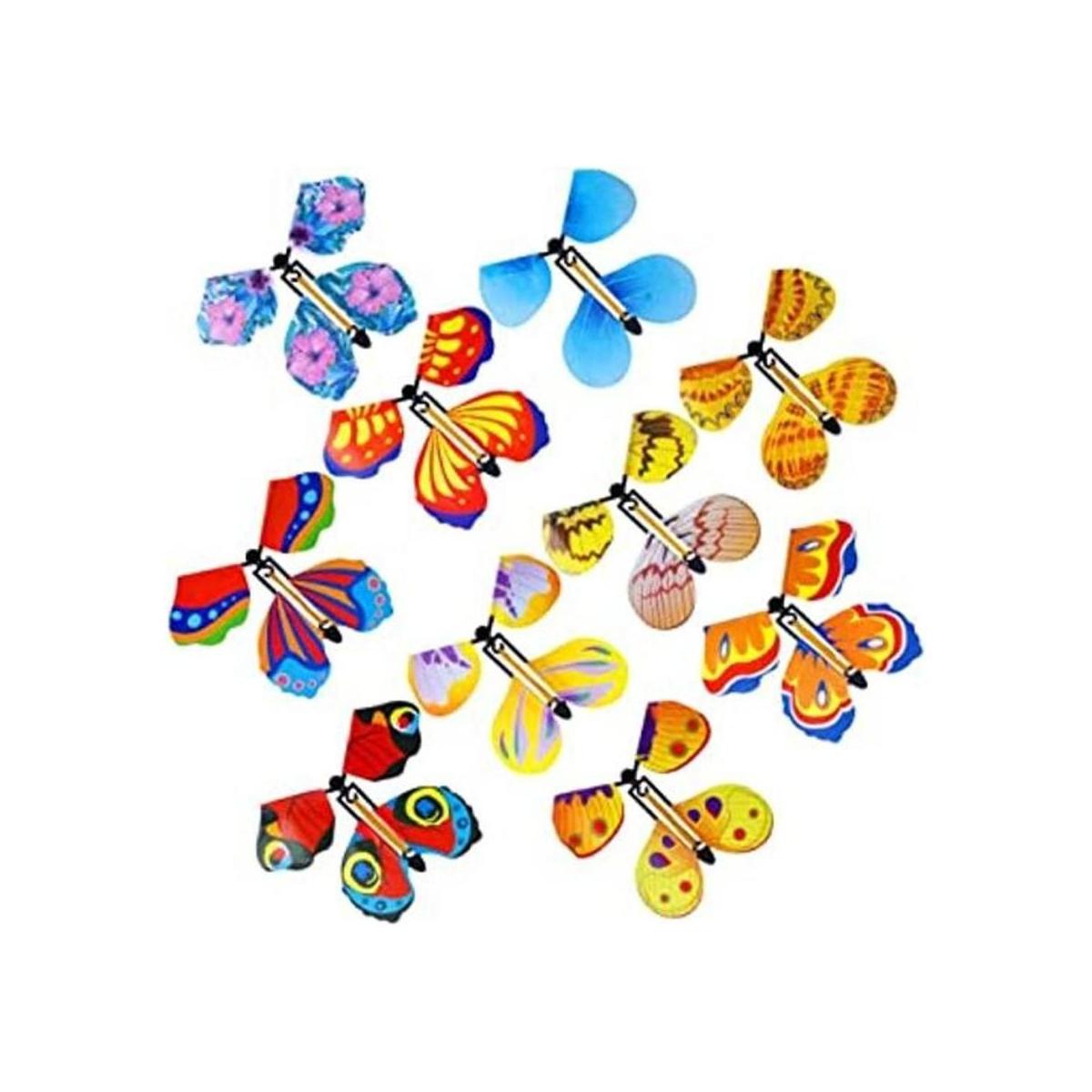 Outee Paquete de 10 tarjetas mágicas de mariposa voladora