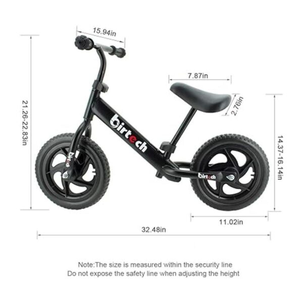 Birtech Bicicleta de equilibrio para niños de 2345_3
