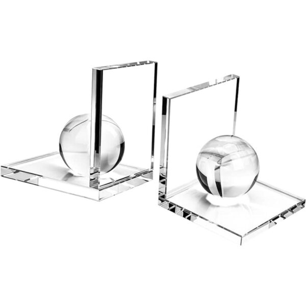 MerryNine Innovadores sujetalibros transparentes con bola_1