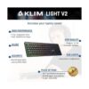 KLIM Light V2 Teclado inalámbrico recargable nuevo_5