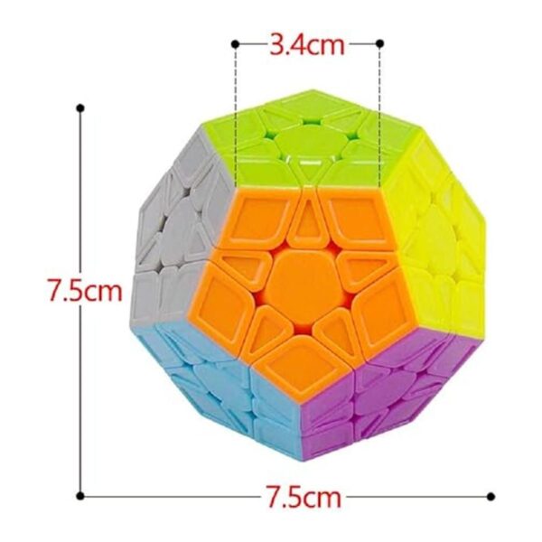 Cubo de velocidad Megaminx sin calcomanías de 3 x 3 x 3_3