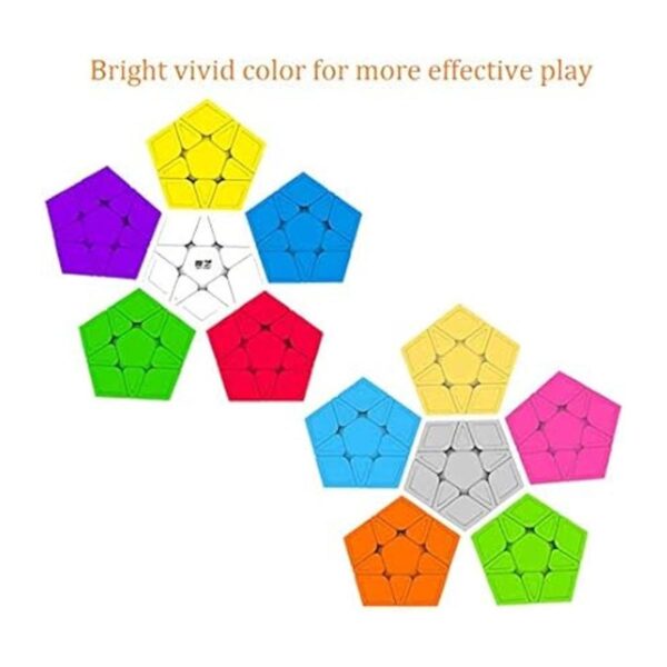 Cubo de velocidad Megaminx sin calcomanías de 3 x 3 x 3_5