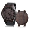 Fodiyaer Reloj de madera grabada regalo para hijo de