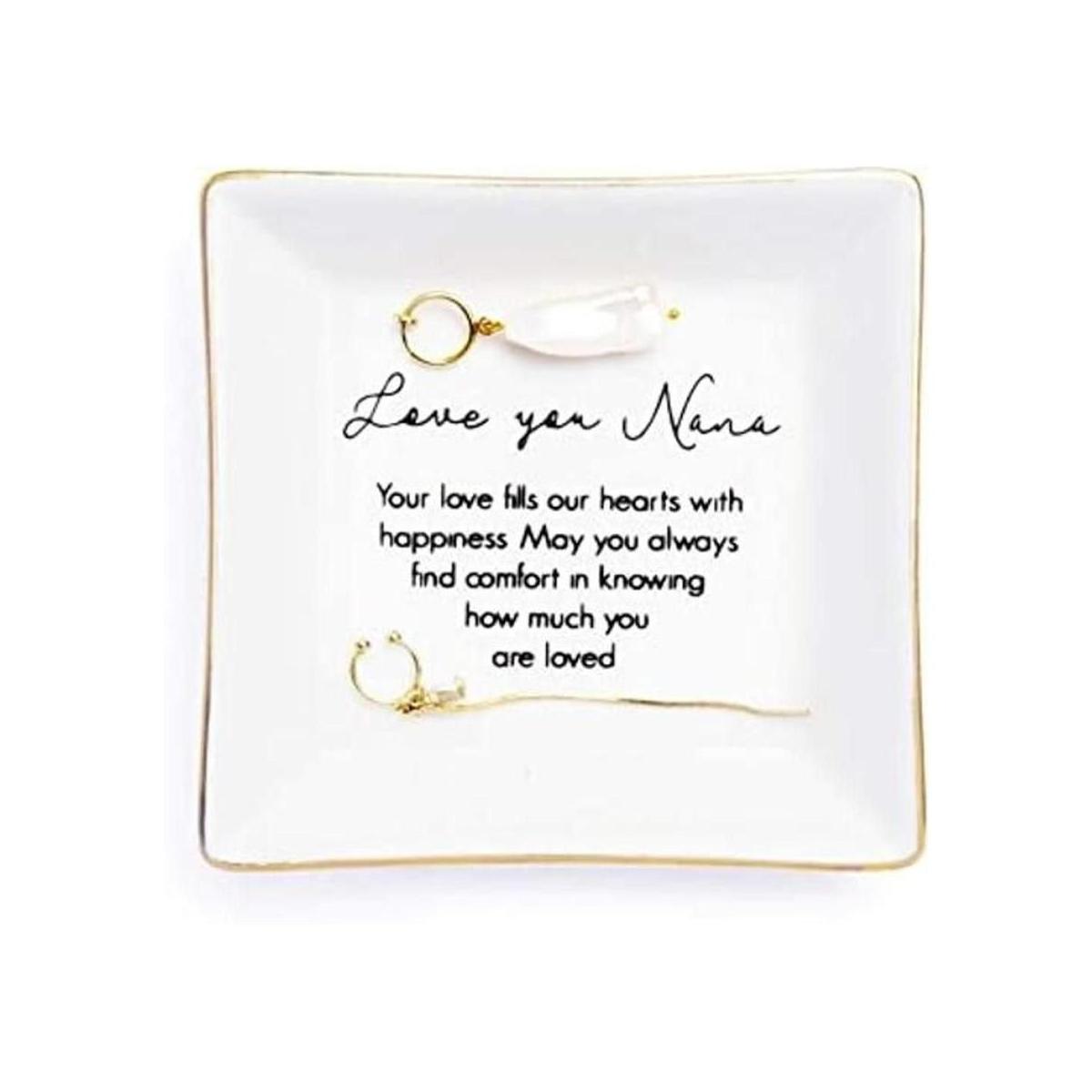 Plato para anillos regalo para madre tía novia amiga