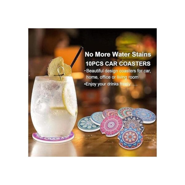 Posavasos de coche para bebidas absorbentes paquete de