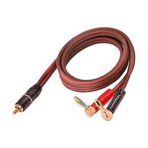 Cable de altavoz Banana Plug a RCA cable de altavoz RCA_1